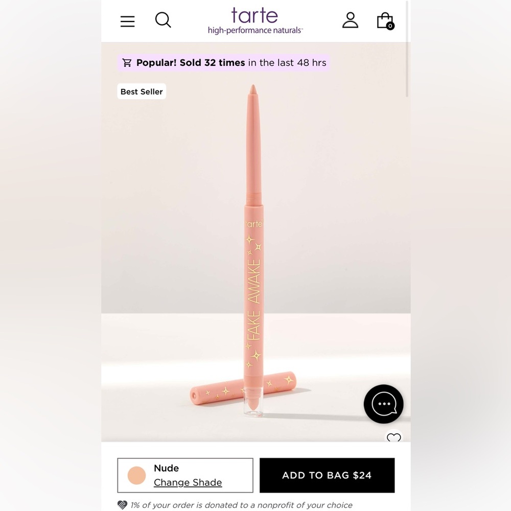 NWT Tarte Fake Awake Eye Illuminating Pencil